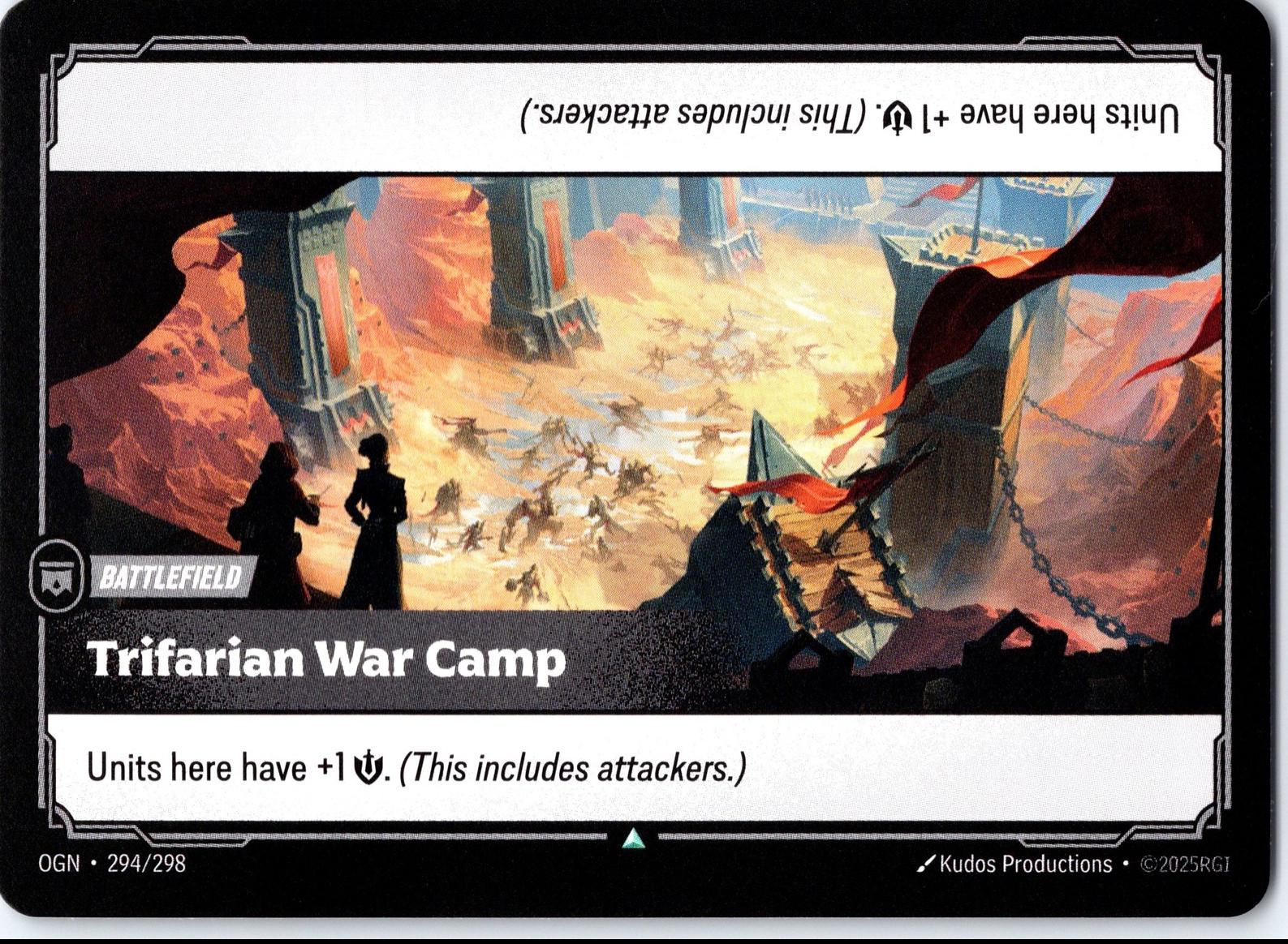 Trifarian War Camp 294 - Riftbound League of Legends OGN kart görseli