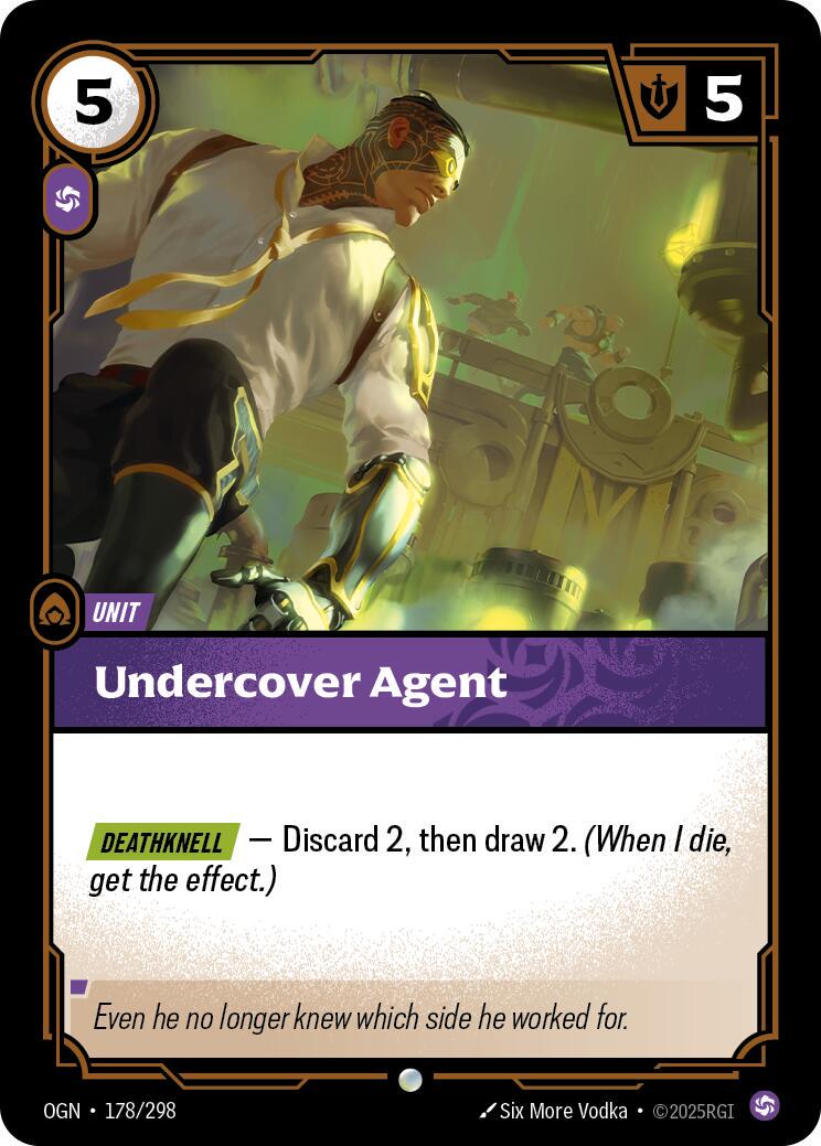 Undercover Agent 178 - Riftbound League of Legends OGN kart görseli