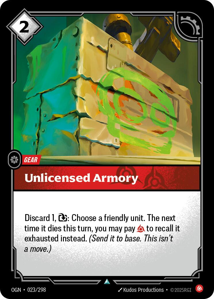 Unlicensed Armory 23 - Riftbound League of Legends OGN kart görseli
