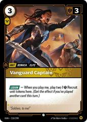 Vanguard Captain 218 - Riftbound League of Legends OGN kart gorseli