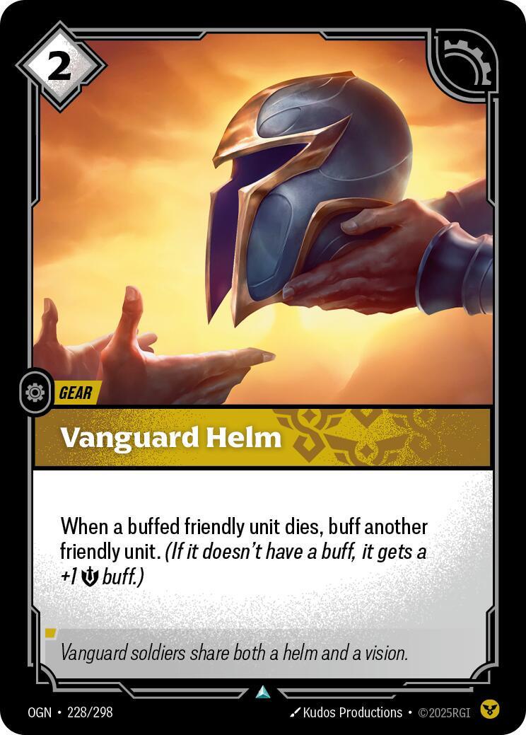 Vanguard Helm 228 - Riftbound League of Legends OGN kart görseli