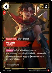 Vayne - Hunter 35 - Riftbound League of Legends OGN kart gorseli
