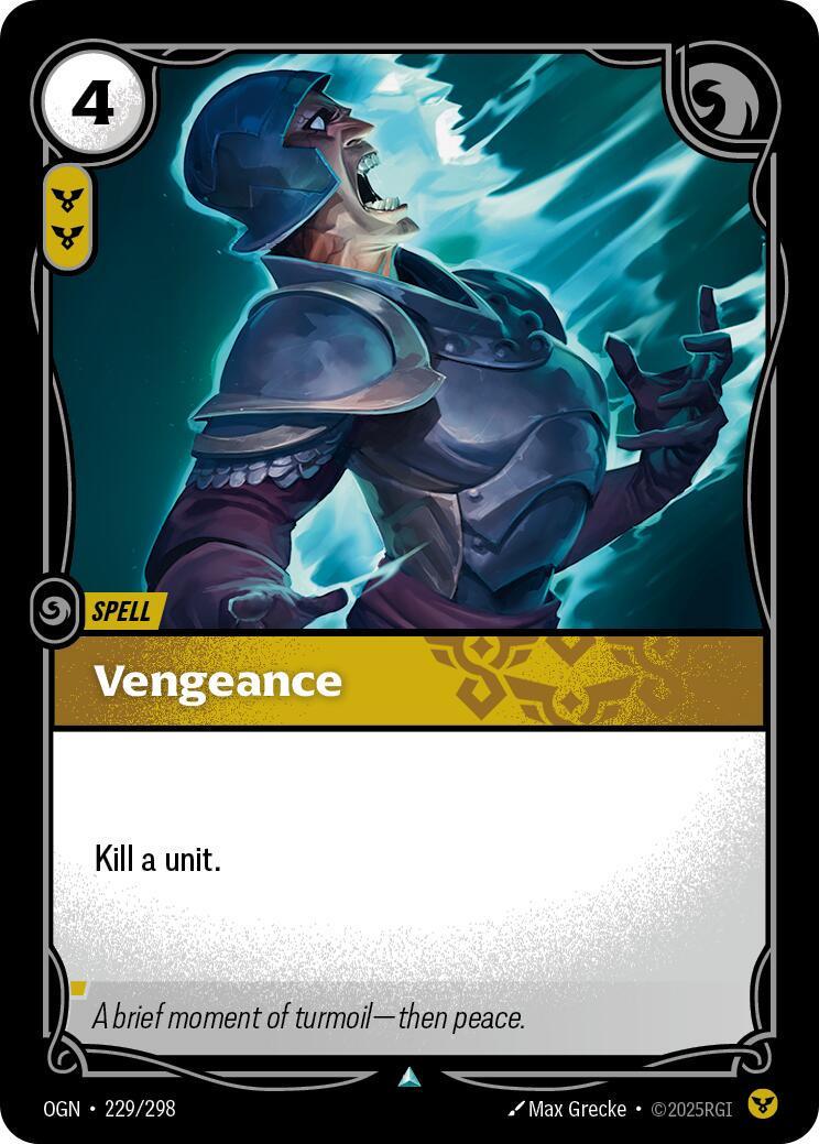 Vengeance 229 - Riftbound League of Legends OGN kart görseli