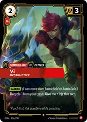 Vi - Destructive 36 - Riftbound League of Legends OGN kart gorseli