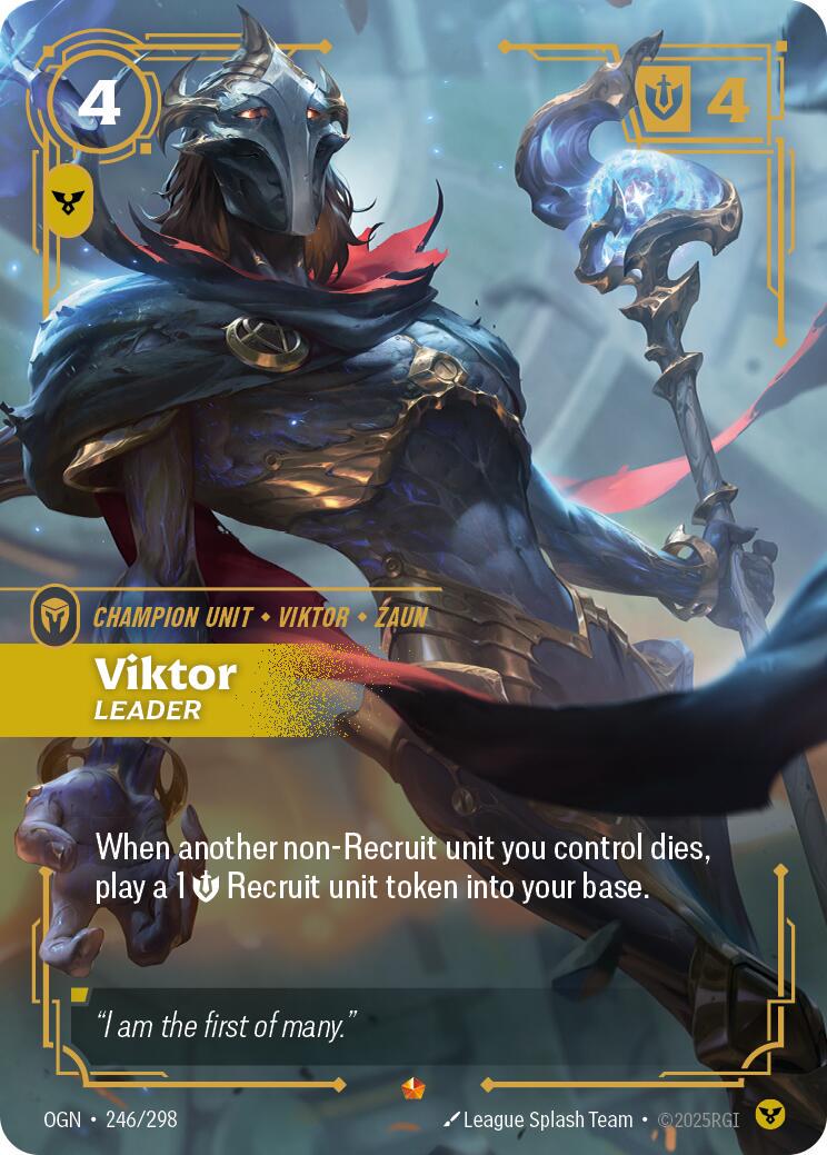Viktor - Leader 246 - Riftbound League of Legends OGN kart görseli