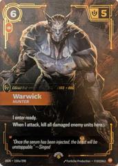 Warwick - Hunter 159A - Riftbound League of Legends OGN kart gorseli