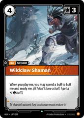 Wildclaw Shaman 147 - Riftbound League of Legends OGN kart gorseli
