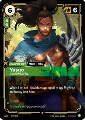 Yasuo - Remorseful 76 - Riftbound League of Legends OGN kart gorseli