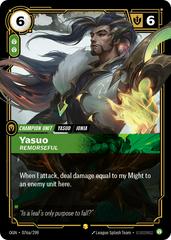 Yasuo - Remorseful 76a - Riftbound League of Legends OGN kart gorseli