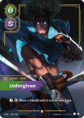 Yasuo - Unforgiven 305 - Riftbound League of Legends OGN kart gorseli