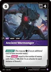 Ancient Warmonger 131 - Riftbound League of Legends SFD kart gorseli