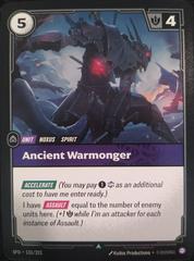Ancient Warmonger 131 - Riftbound League of Legends SFD kart gorseli