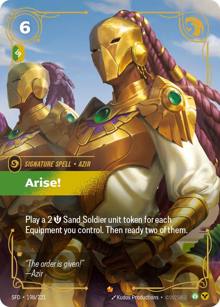 Arise! 198 - Riftbound League of Legends SFD kart görseli