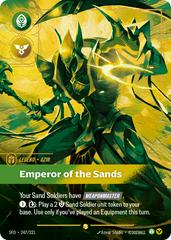 Azir - Emperor of the Sands 247 - Riftbound League of Legends SFD kart gorseli