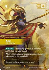 Azir - Sovereign 177 - Riftbound League of Legends SFD kart gorseli