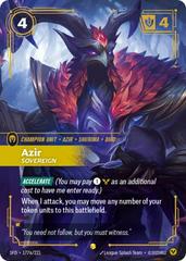 Azir - Sovereign 177a - Riftbound League of Legends SFD kart gorseli