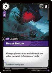 Beast Below 132 - Riftbound League of Legends SFD kart gorseli