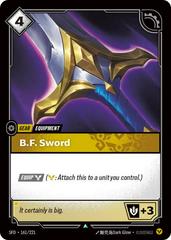 B.F. Sword 161 - Riftbound League of Legends SFD kart gorseli