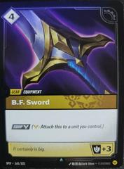 B.F. Sword 161 - Riftbound League of Legends SFD kart gorseli