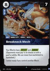 Breakneck Mech 71 - Riftbound League of Legends SFD kart gorseli