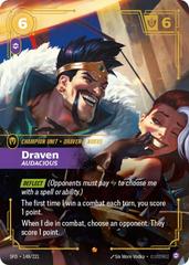 Draven - Audacious 148 - Riftbound League of Legends SFD kart gorseli