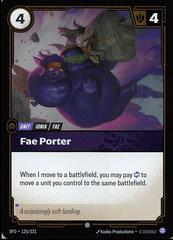 Fae Porter 125 - Riftbound League of Legends SFD kart gorseli