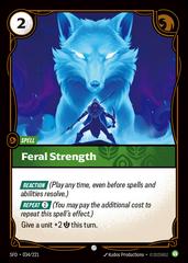 Feral Strength 34 - Riftbound League of Legends SFD kart gorseli