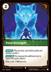 Feral Strength 34 - Riftbound League of Legends SFD kart gorseli