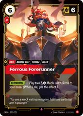 Ferrous Forerunner 21 - Riftbound League of Legends SFD kart gorseli