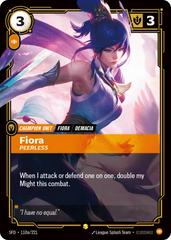 Fiora - Peerless 110a - Riftbound League of Legends SFD kart gorseli