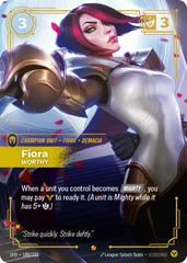 Fiora - Worthy 180 - Riftbound League of Legends SFD kart gorseli