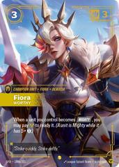Fiora - Worthy 180a - Riftbound League of Legends SFD kart gorseli