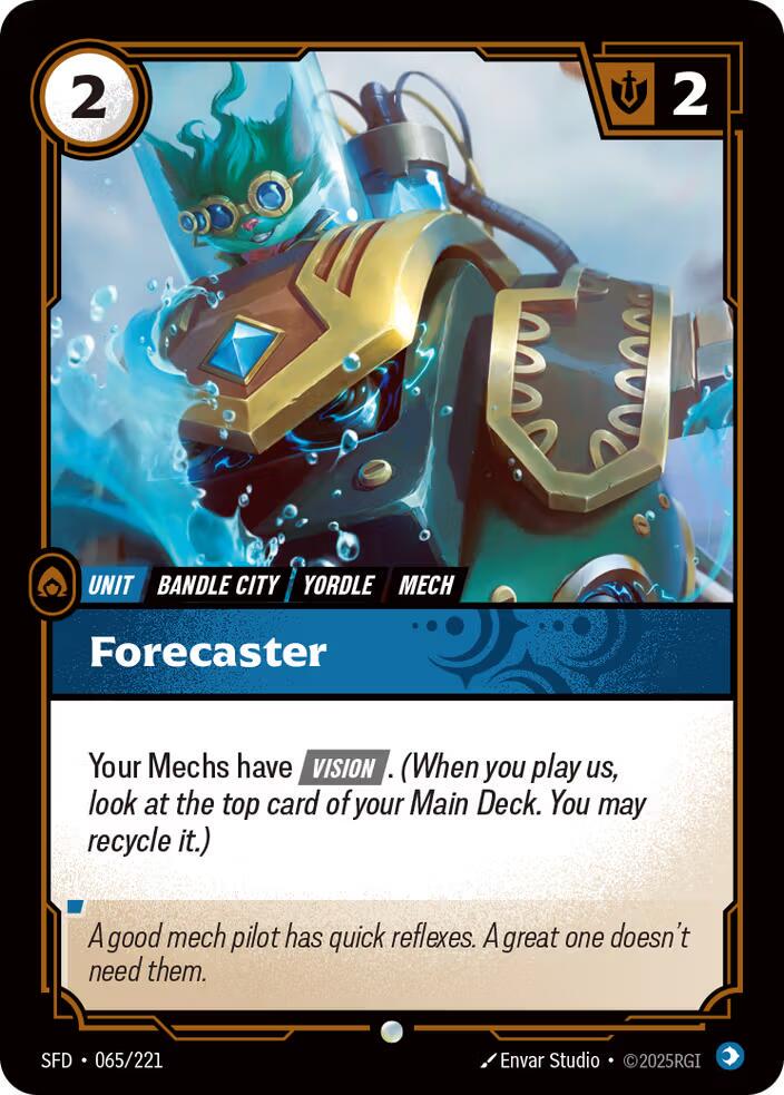 Forecaster 65 - Riftbound League of Legends SFD kart görseli