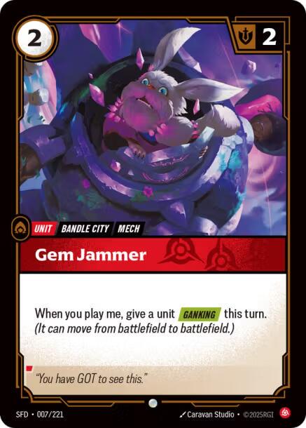Gem Jammer 7 - Riftbound League of Legends SFD kart görseli
