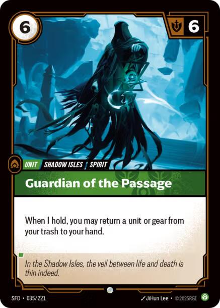Guardian of the Passage 35 - Riftbound League of Legends SFD kart görseli