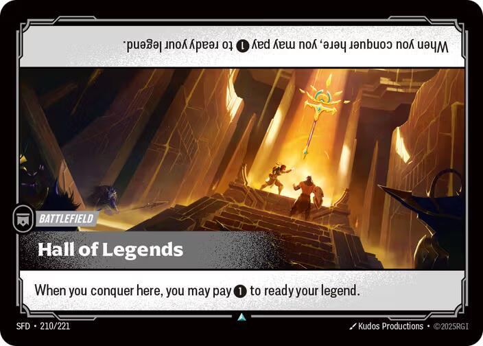 Hall of Legends 210 - Riftbound League of Legends SFD kart görseli