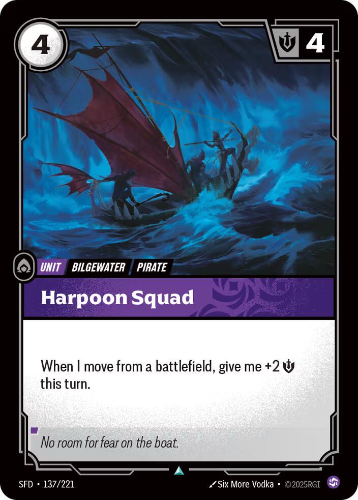Harpoon Squad 137 - Riftbound League of Legends SFD kart görseli