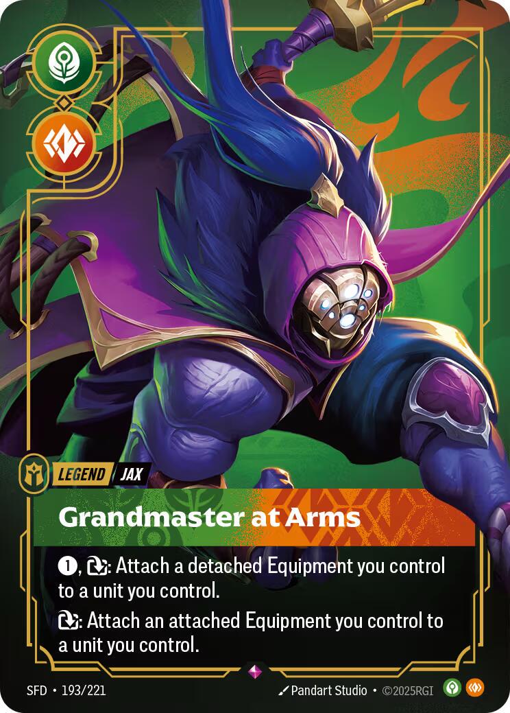 Jax - Grandmaster At Arms 193 - Riftbound League of Legends SFD kart görseli