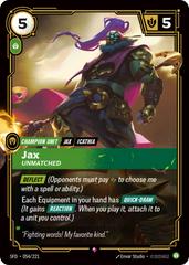 Jax - Unmatched 54 - Riftbound League of Legends SFD kart gorseli