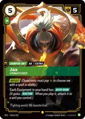 Jax - Unmatched 54a - Riftbound League of Legends SFD kart gorseli