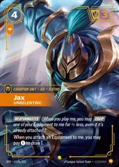 Jax - Unrelenting 119a - Riftbound League of Legends SFD kart gorseli