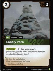 Lonely Poro 36 - Riftbound League of Legends SFD kart gorseli