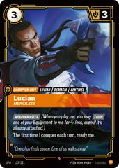 Lucian - Merciless 113 - Riftbound League of Legends SFD kart gorseli