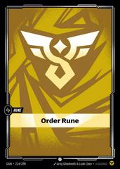 Order Rune R06 - Riftbound League of Legends SFD kart gorseli