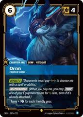 Ornn - Forge God 85a - Riftbound League of Legends SFD kart gorseli