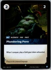 Plundering Poro 69 - Riftbound League of Legends SFD kart gorseli