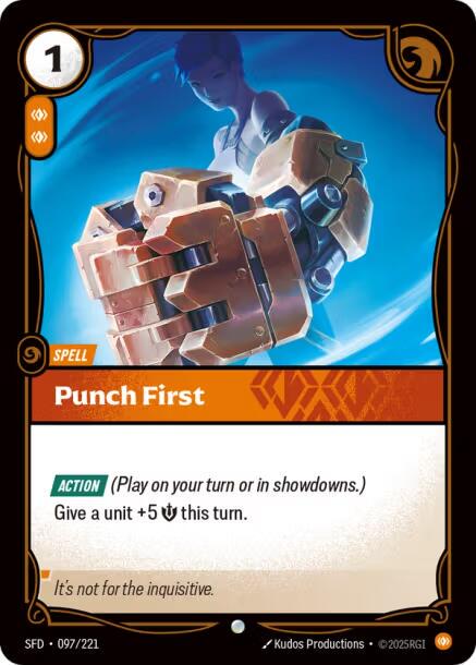 Punch First 97 - Riftbound League of Legends SFD kart görseli