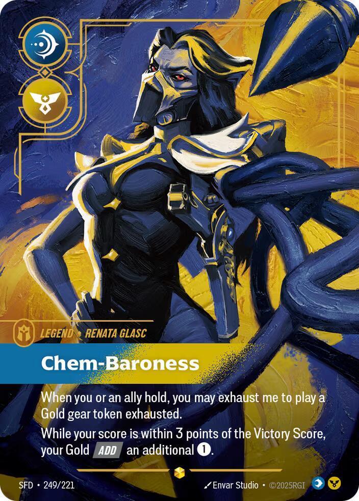 Renata Glasc - Chem-Baroness 249 - Riftbound League of Legends SFD kart görseli