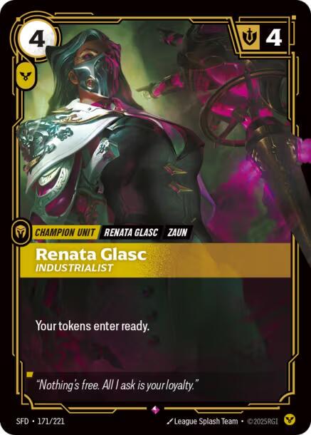 Renata Glasc - Industrialist 171 - Riftbound League of Legends SFD kart görseli