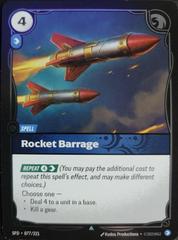 Rocket Barrage 77 - Riftbound League of Legends SFD kart gorseli